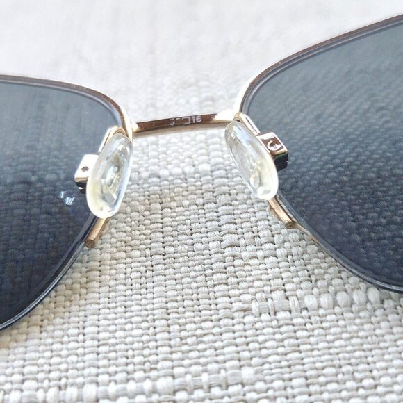 Tura Women Sunglasses/Eyeglasses Frame Half Rim Gold Tone Frame Japan main image 12